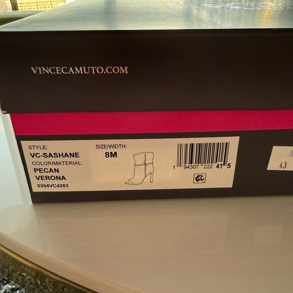 Vince Camuto Brown Suede Ankle Booties - Picture 10 of 12